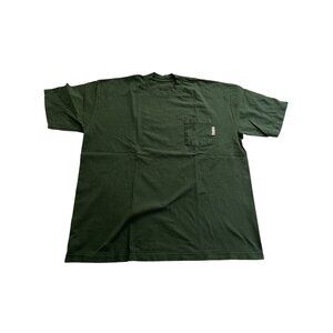 Strawberry Short Sleeve Pocket T-Shirt in Green